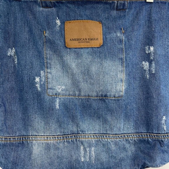 American Eagle Outfitters Blue Denim Tote Bag - Picture 5 of 11